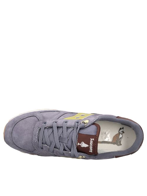 Suede and faux leather trainers SAUCONY | SHADOW ORIGINAL UBLU-ORO-MARRONE